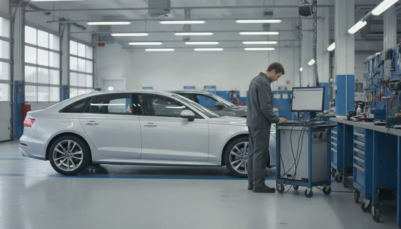 Purde Autoremont – volitatud töökoja sisevaade